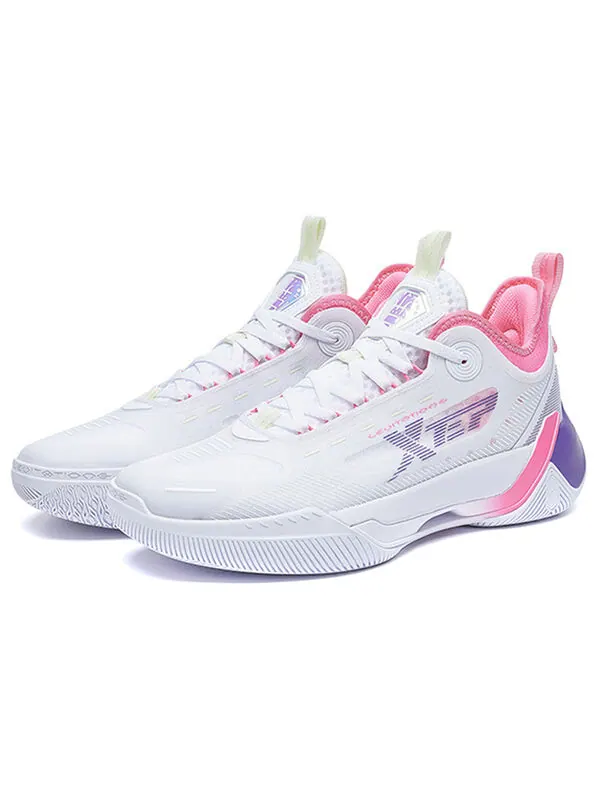 Кроссовки levitation 6 'white pink' Xtep — изображение 2 из 4, белый/розовый/фиолетовый