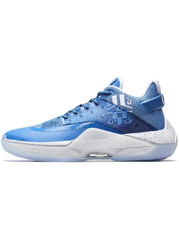 Кроссовки levitation 4 'blue white' Xtep — изображение 2 из 4, синий/белый