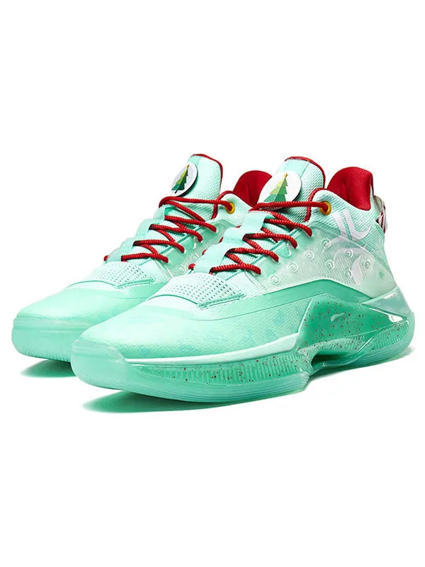 Кроссовки levitation 4 'green red' Xtep — изображение 2 из 4, зеленый/красный