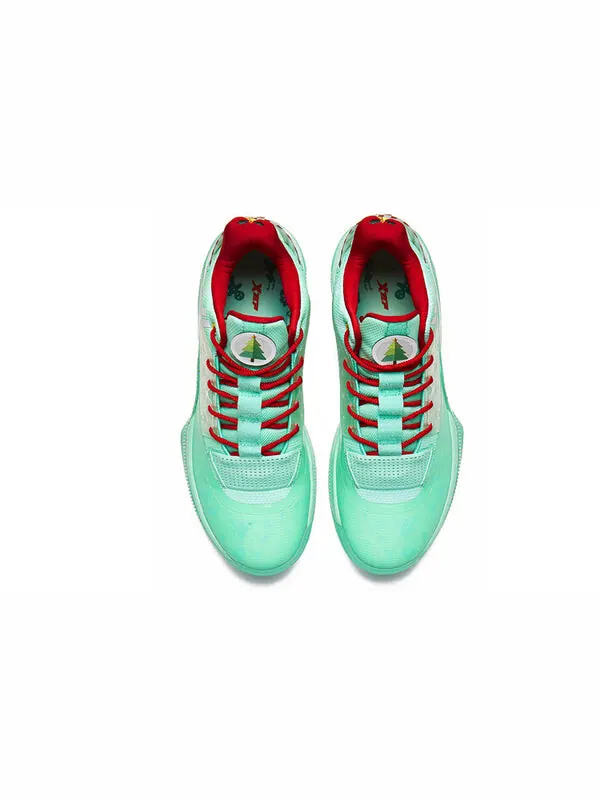 Кроссовки levitation 4 'green red' Xtep — изображение 3 из 4, зеленый/красный