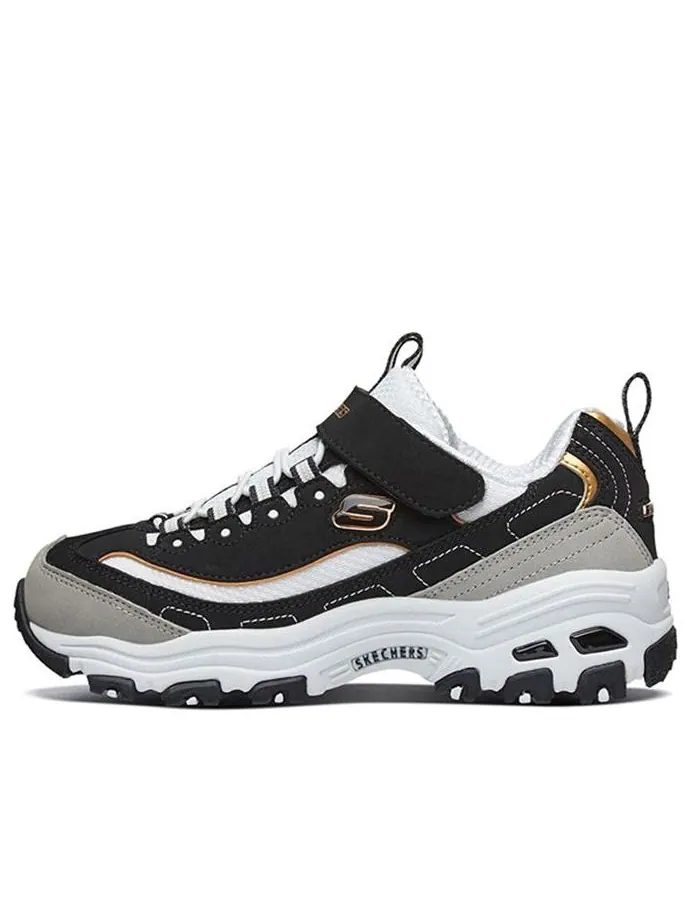 Беговые кроссовки Skechers D'Lite K Black/Gold — изображение 1 из 8, золото