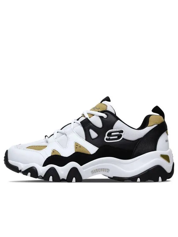 Кроссовки d'lites 2.0 running shoes black/white/yellow Skechers