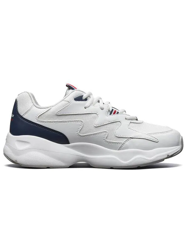 Кроссовки d'lites airy low-top running shoes white/black/red Skechers — изображение 2 из 4, белый/черный/красный