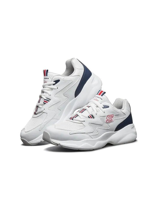 Кроссовки d'lites airy low-top running shoes white/black/red Skechers — изображение 3 из 4, белый/черный/красный