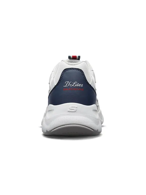 Кроссовки d'lites airy low-top running shoes white/black/red Skechers — изображение 4 из 4, белый/черный/красный