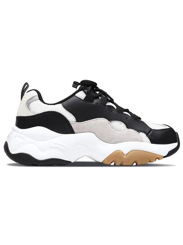 Кроссовки d'lites 3.0 'black white graybrown' Skechers — изображение 2 из 4, черный/белый