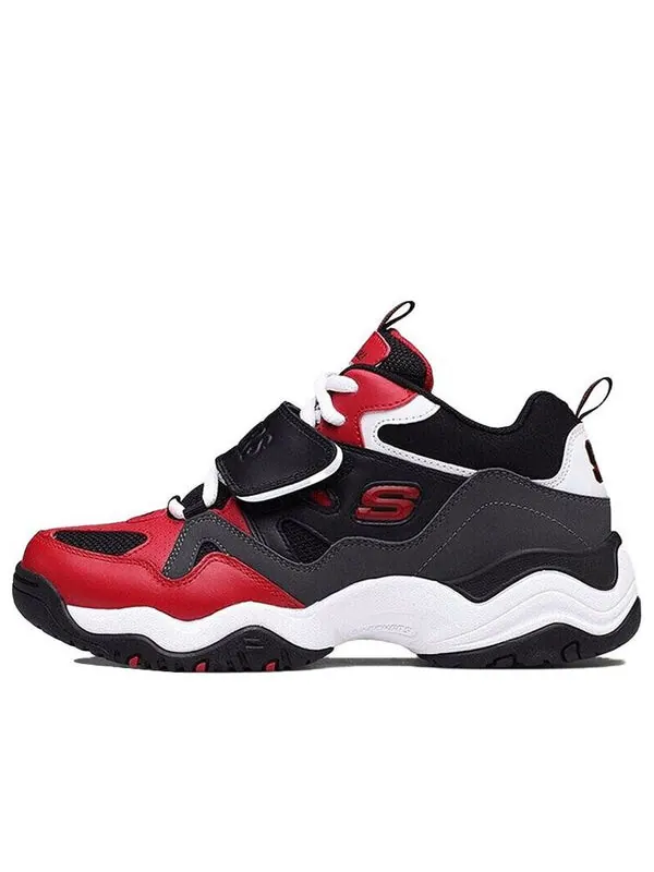 Кроссовки d'lites train mid-top daddy shoes red/black Skechers — изображение 1 из 4, красный/черный/белый