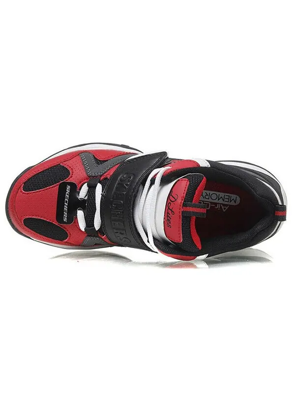 Кроссовки d'lites train mid-top daddy shoes red/black Skechers — изображение 3 из 4, красный/черный/белый