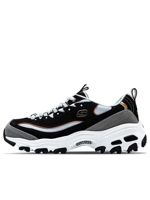 Кроссовки d'lites running shoes black/white Skechers — изображение 1 из 3, черный/белый