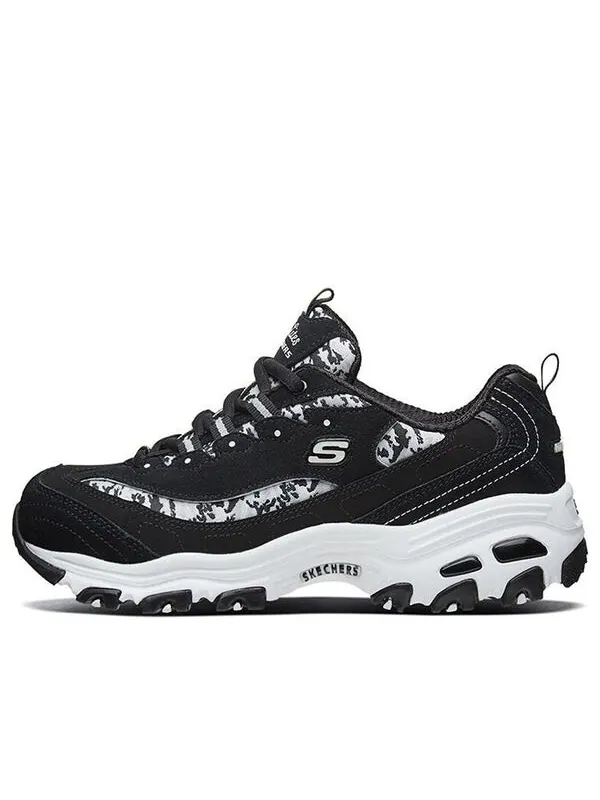Кроссовки d'lites 1.0 running shoes black/white Skechers — изображение 1 из 4, черный/белый