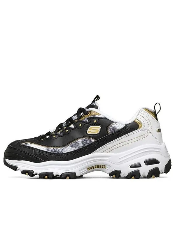 Кроссовки d'lites running shoes black/gold Skechers — изображение 1 из 4, черный/золотистый