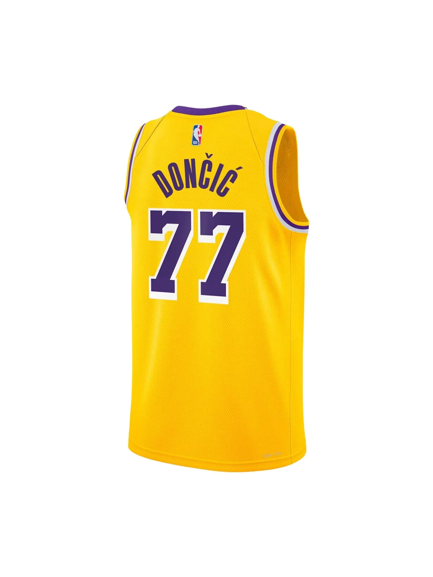 (GS) Джерси Nike Luka Dončić Los Angeles Lakers Icon Edition Swingman 'Amarillo' — изображение 2 из 2, жёлтый
