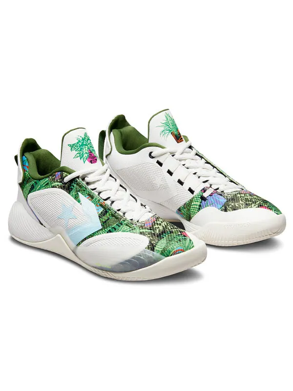 Кроссовки all star bb shift 'botanical' Converse — изображение 3 из 4, белый/зеленый/серый
