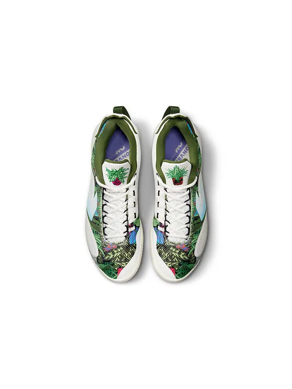 Кроссовки all star bb shift 'botanical' Converse — изображение 4 из 4, белый/зеленый/серый