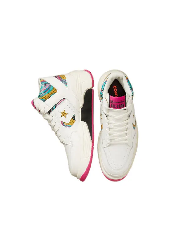 Кроссовки weapon cx '90s mid 'marbled' Converse — изображение 4 из 4, белый/розовый/черный