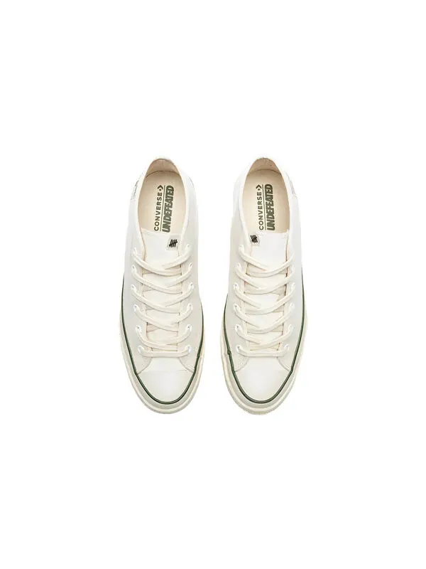 Кроссовки x undefeated 1970s mid 'white' Converse — изображение 3 из 4, белый/черный