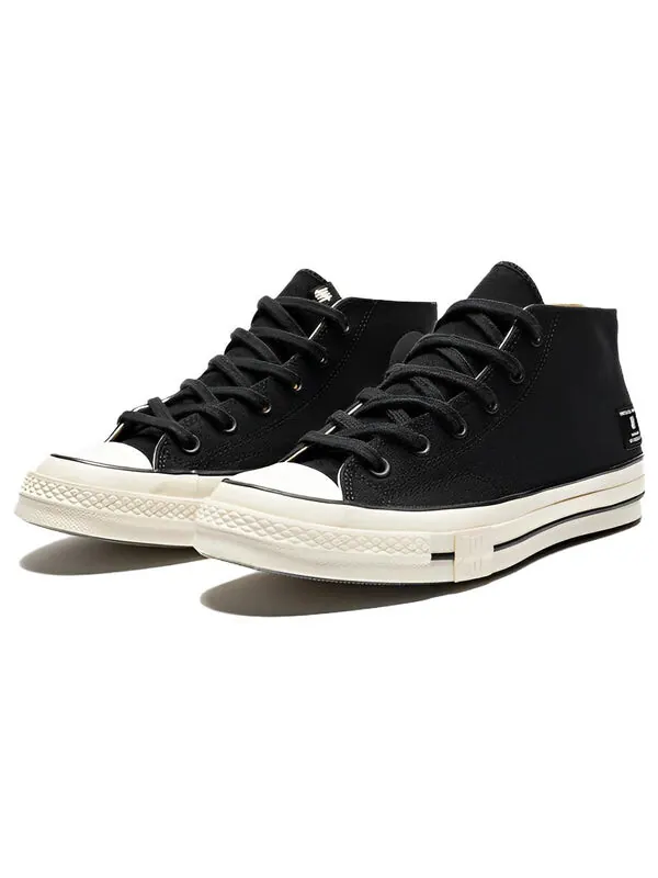 Кроссовки x undefeated 1970s mid 'black white' Converse — изображение 3 из 4, черный/белый
