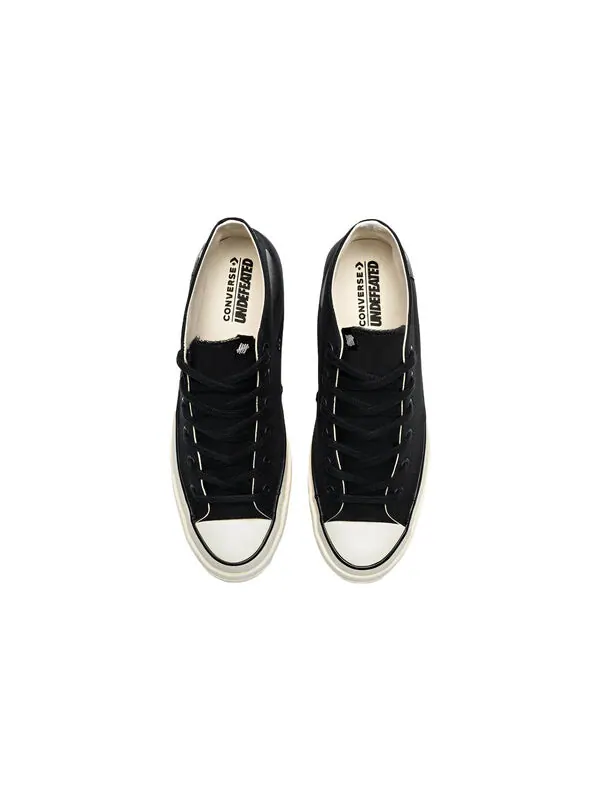 Кроссовки x undefeated 1970s mid 'black white' Converse — изображение 4 из 4, черный/белый