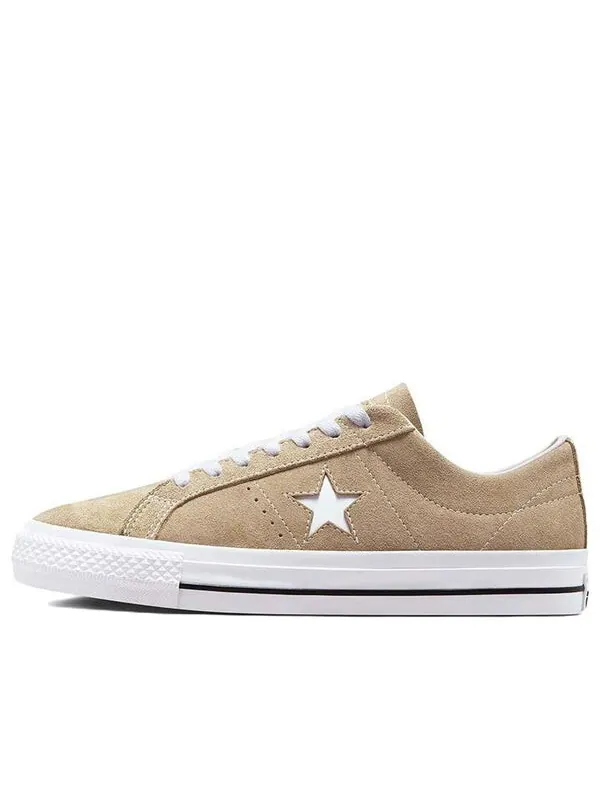 Кроссовки one star pro suede low 'nomad khaki' Converse — изображение 1 из 4, коричневый/белый