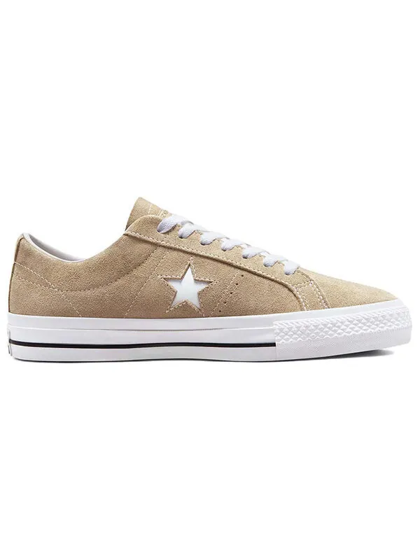 Кроссовки one star pro suede low 'nomad khaki' Converse — изображение 2 из 4, коричневый/белый