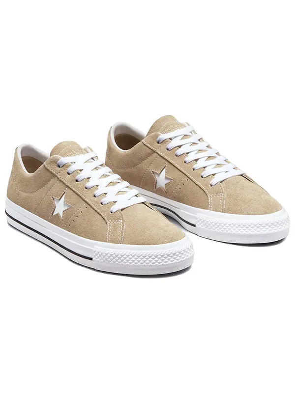 Кроссовки one star pro suede low 'nomad khaki' Converse — изображение 3 из 4, коричневый/белый