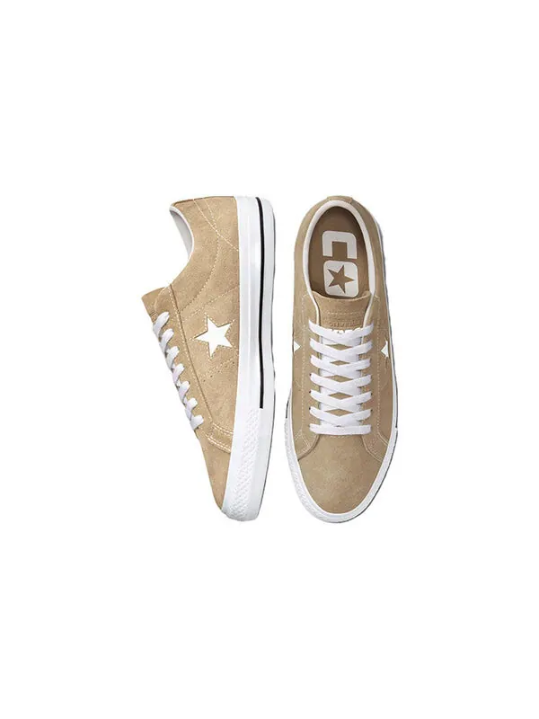 Кроссовки one star pro suede low 'nomad khaki' Converse — изображение 4 из 4, коричневый/белый