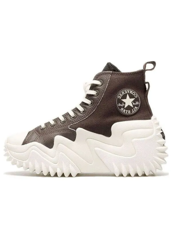 Кроссовки run star motion high 'brown white' Converse — изображение 1 из 4, коричневый/белый