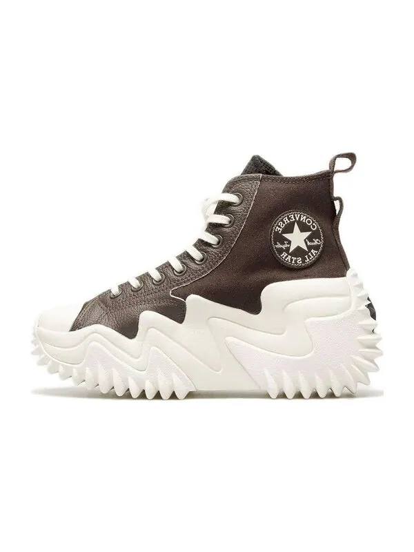 Кроссовки run star motion high 'brown white' Converse — изображение 2 из 4, коричневый/белый