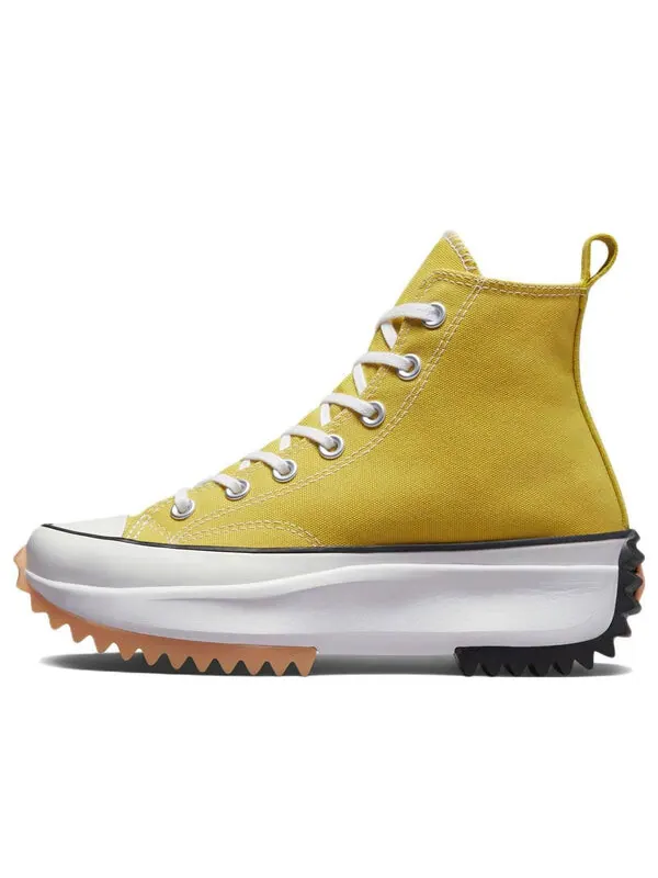 Кроссовки run star hike high 'bitter lemon' Converse — изображение 1 из 4, черный/белый