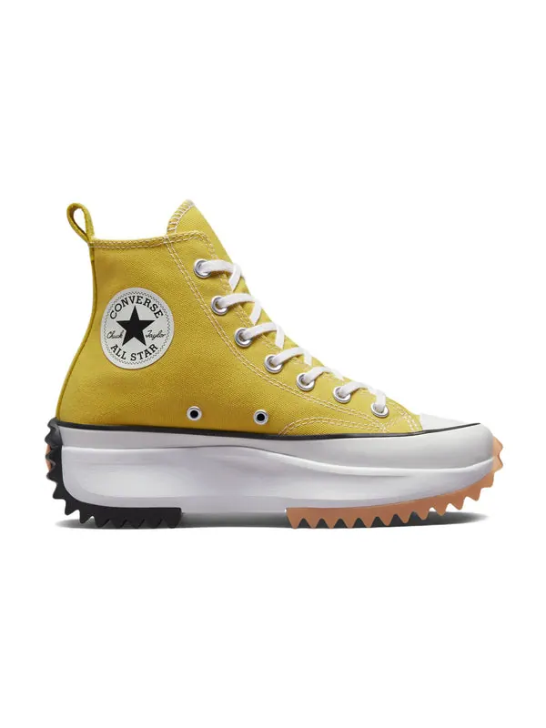 Кроссовки run star hike high 'bitter lemon' Converse — изображение 2 из 4, черный/белый