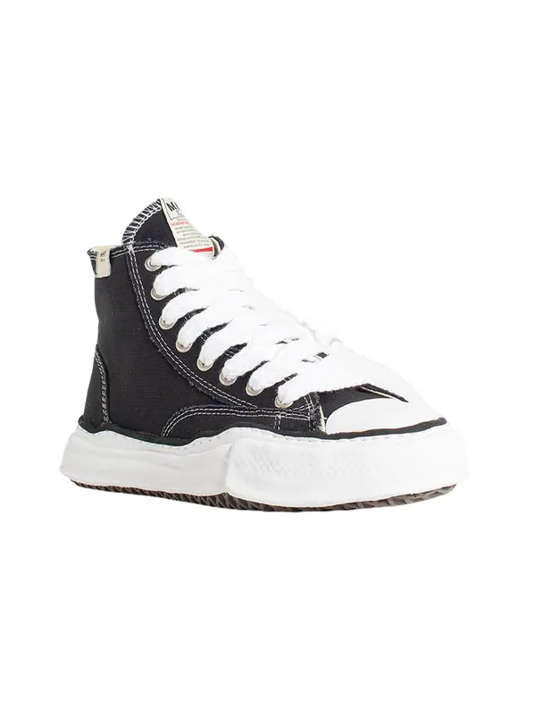 Кроссовки peterson og sole canvas high-top sneaker Maison Mihara Yasuhiro — изображение 3 из 4, черный