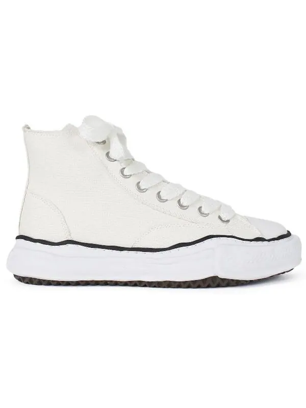 Кроссовки peterson og sole canvas high-top sneaker 'white' Maison Mihara Yasuhiro — изображение 2 из 4, белый