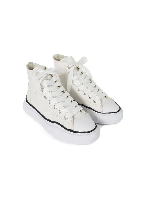 Кроссовки peterson og sole canvas high-top sneaker 'white' Maison Mihara Yasuhiro — изображение 3 из 4, белый