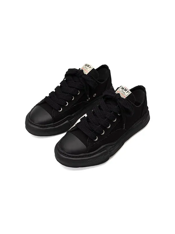 Кроссовки peterson og sole canvas low-top sneaker 'black' Maison Mihara Yasuhiro — изображение 3 из 4, черный