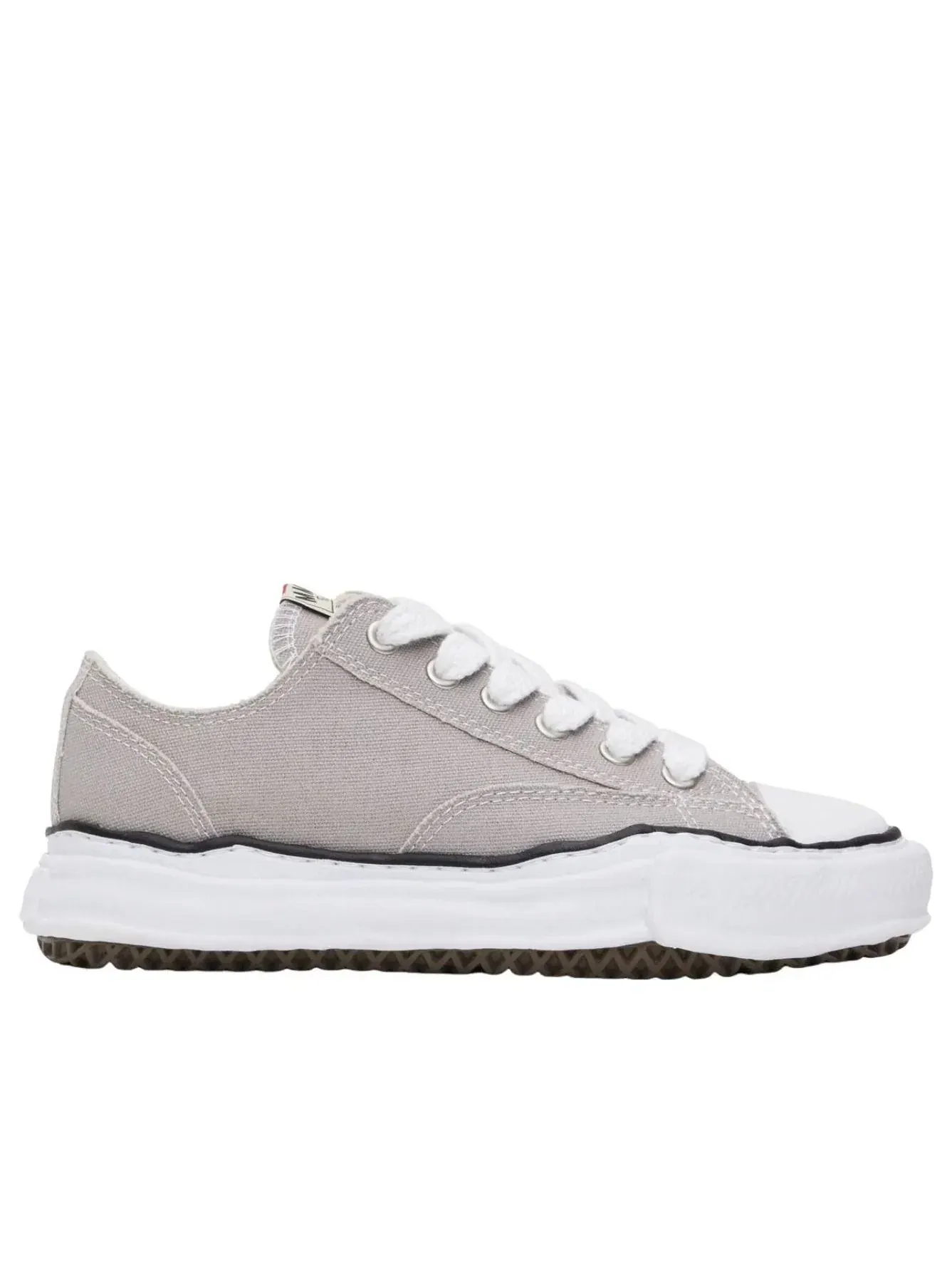 Кроссовки Maison MIHARA YASUHIRO Peterson OG Холст с низкой подошвой, серый, A01FW702-GRY — изображение 5 из 5