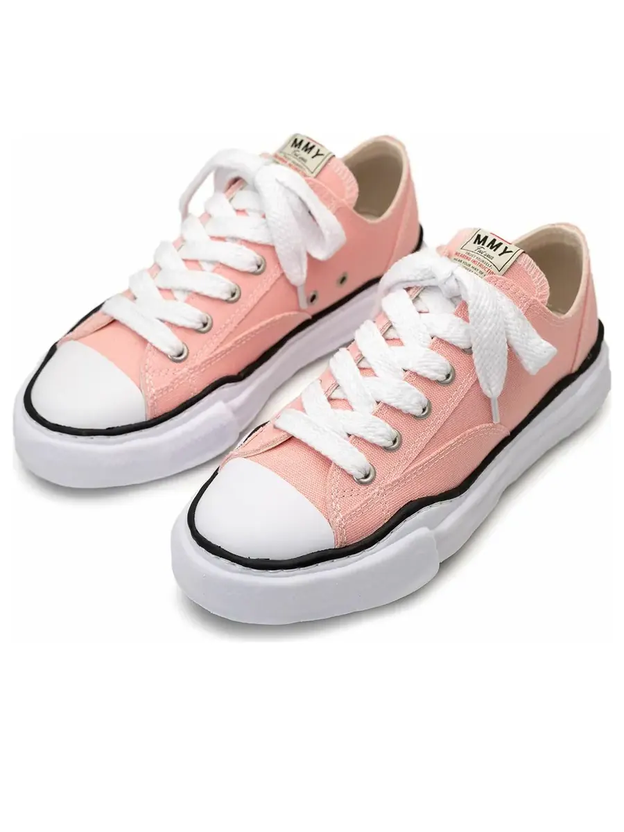 Кроссовки Maison MIHARA YASUHIRO Peterson OG Sole Canvas Low 'Pink' — изображение 2 из 5, розовый