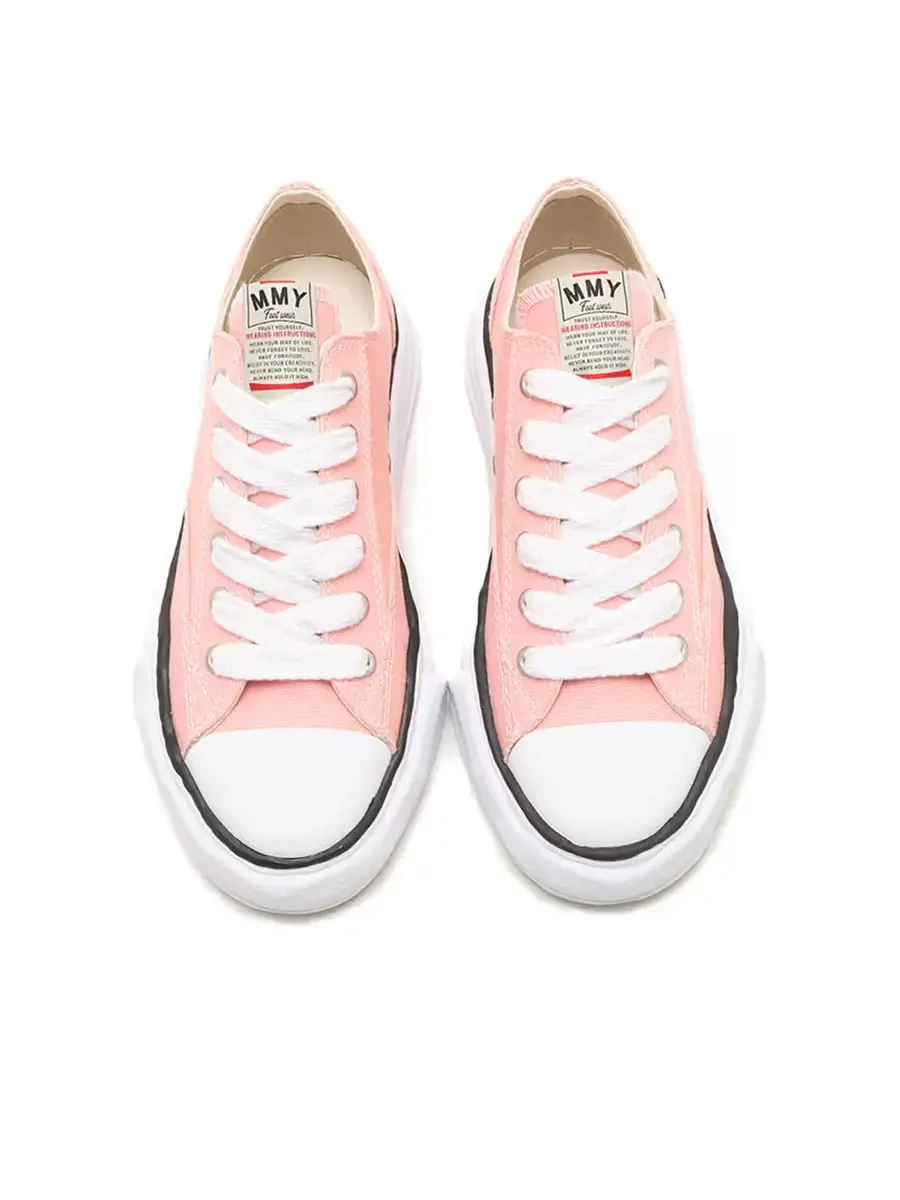 Кроссовки Maison MIHARA YASUHIRO Peterson OG Sole Canvas Low 'Pink' — изображение 4 из 5, розовый
