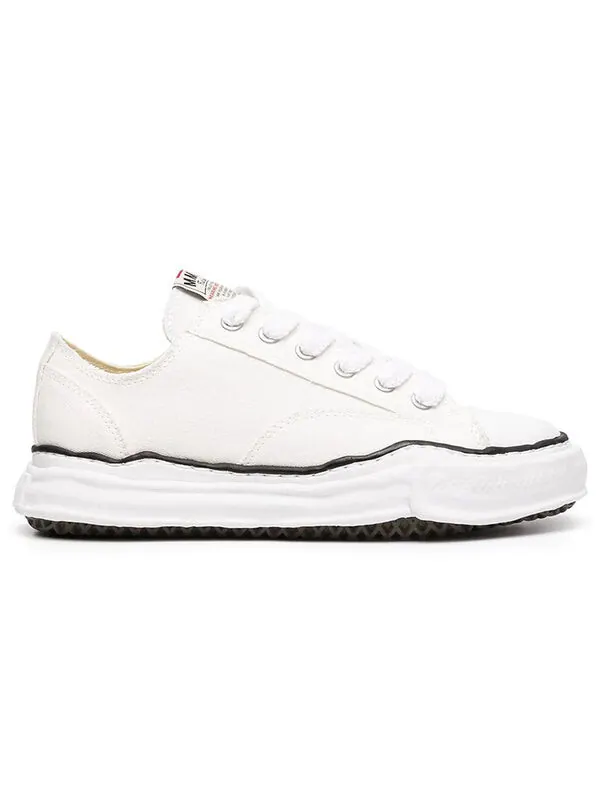 Кроссовки peterson og sole canvas low 'white cream' Maison Mihara Yasuhiro — изображение 2 из 4, белый/кремовый
