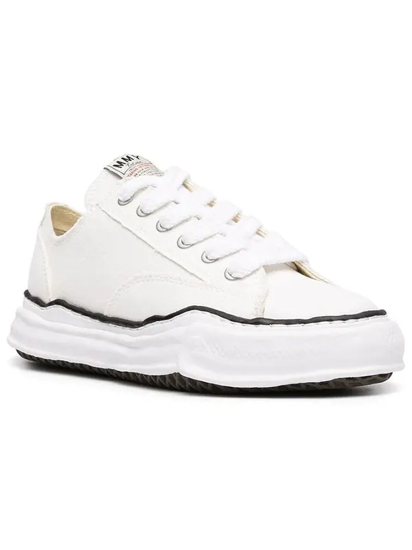 Кроссовки peterson og sole canvas low 'white cream' Maison Mihara Yasuhiro — изображение 3 из 4, белый/кремовый