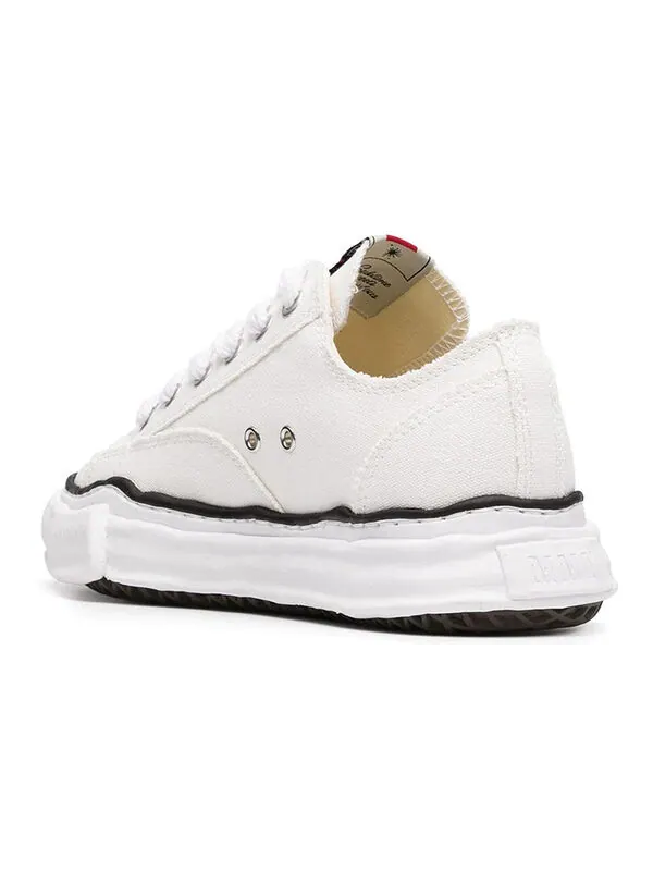 Кроссовки peterson og sole canvas low 'white cream' Maison Mihara Yasuhiro — изображение 4 из 4, белый/кремовый