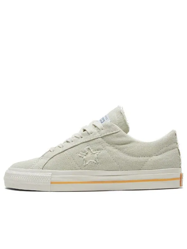 Кроссовки one star pro low 'denim' Converse — изображение 1 из 4, бежевый