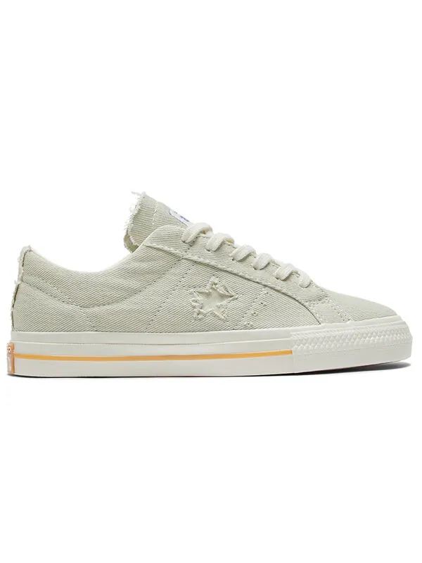 Кроссовки one star pro low 'denim' Converse — изображение 2 из 4, бежевый