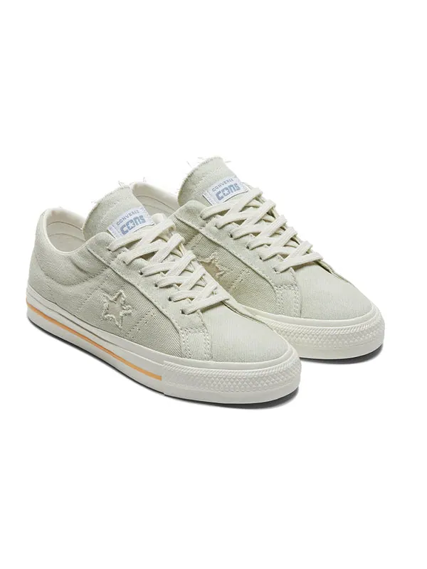 Кроссовки one star pro low 'denim' Converse — изображение 3 из 4, бежевый