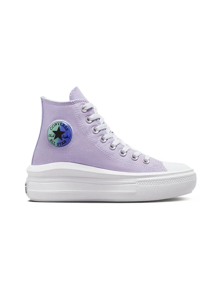 Кеды Converse Chuck Taylor All Star Move Platform High GS 'Gel Patch' — изображение 2 из 6, фиолетовый
