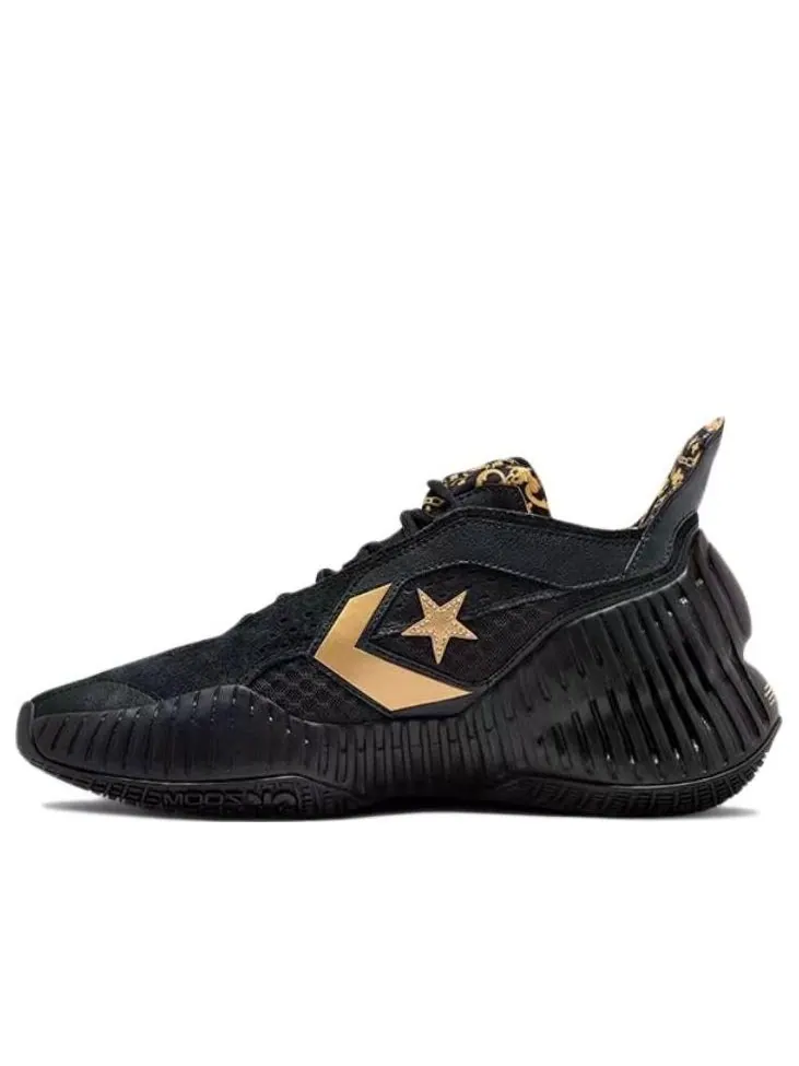 Кроссовки Converse All Star BB Prototype CX Mid 'Black Gold Baroque' A02515C — изображение 1 из 6, черный золотистый