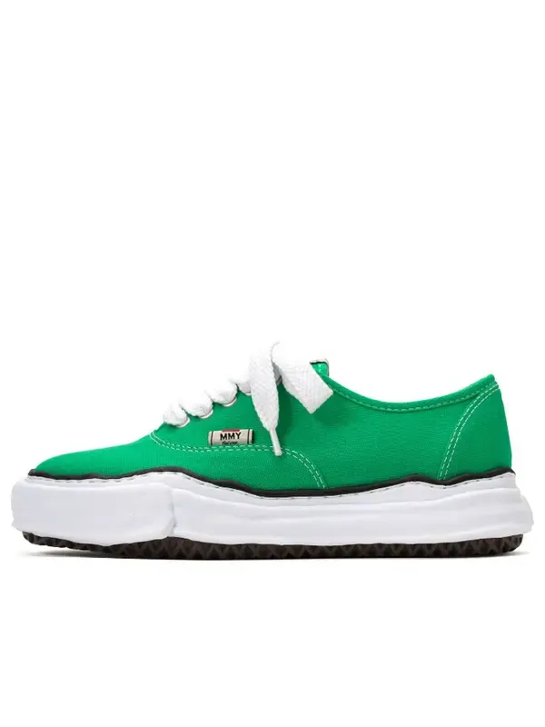 Кроссовки baker og sole canvas low-top sneaker Maison Mihara Yasuhiro — изображение 1 из 1, зеленый