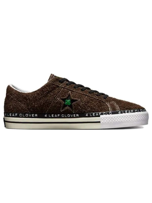 Кроссовки one star pro low x patta '4 leaf clover' Converse — изображение 2 из 4, коричневый