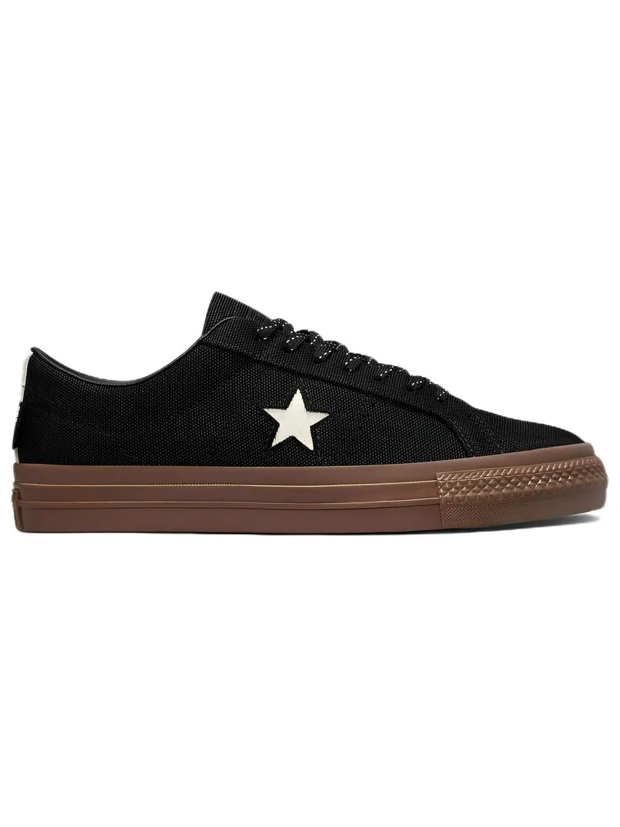 Кеды Converse One Star Pro Low 'Black Dark Gum' — изображение 2 из 5, черный