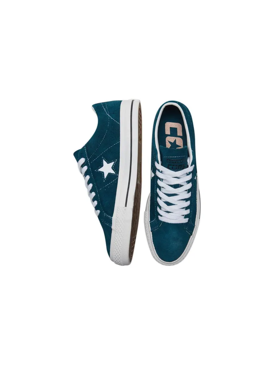 Кеды Converse One Star Pro Low 'Midnight Turquoise' — изображение 4 из 6, синий