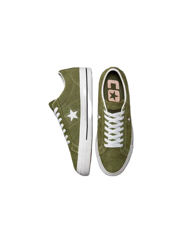 Кроссовки one star pro 'olive green white' Converse — изображение 4 из 4, оливковый зеленый/белый